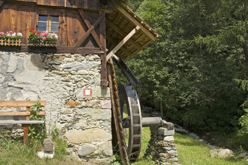 Old tyrolean watermill - Pusteria valley, Italy