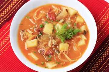 Cabbage soup