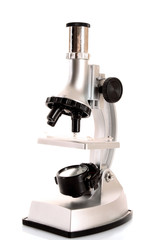 Medical microscope isolated on the white