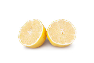 Lemons isolated on white background