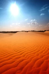 Selbstklebende Fototapete Sandige Wüste Wüste