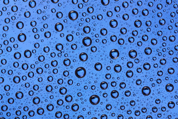 closeup background of water drops