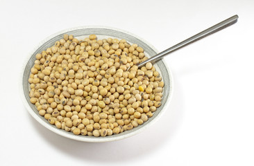 Bowl of soyabeans