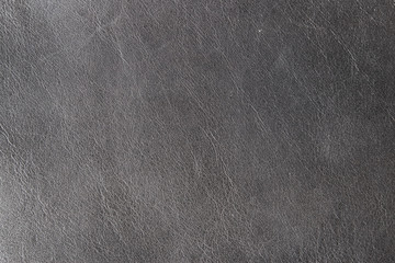 natural black leather background close-up