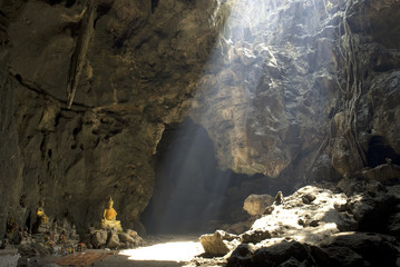 Buddha in cave