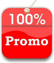 bouton 100% promo