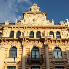 Fototapeta na wymiar Palazzo Jugenstil Rydze