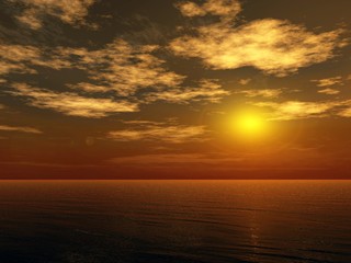 sea sunset