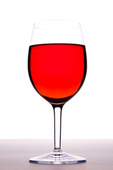 A Glass of Rose Wine