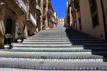 Marches décorées