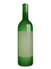 A bottle of white wine