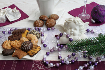 Weihnachtliche Tischdekoration