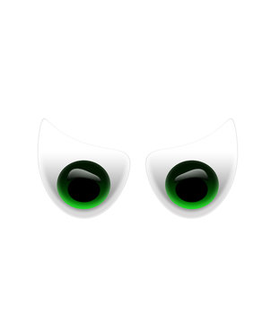 oczy zielone zły