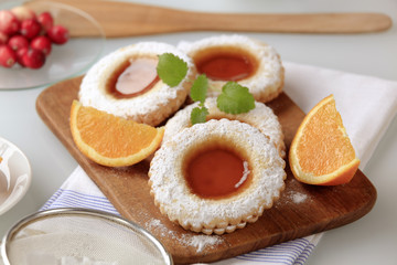 Jam biscuits