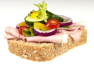 Ham and Salad Sandwich