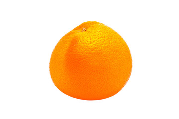 Ripe grapefruit on white background