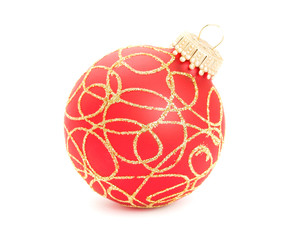 Red christmas balls