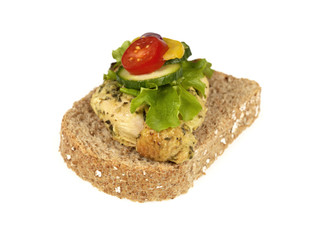 Lemon Chicken and Salad Sandwich