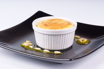 Lemon and ricotta souffle