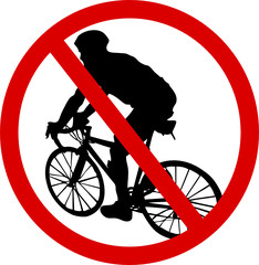 No bicycle over here