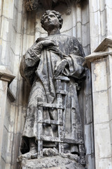 Fototapeta na wymiar Saint Lawrence in Seville cathedral
