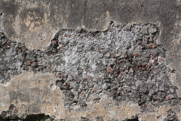 old stone wall with pattern