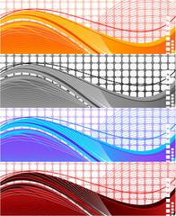 Abstract banners. Vector