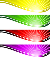 Abstract banners. Vector