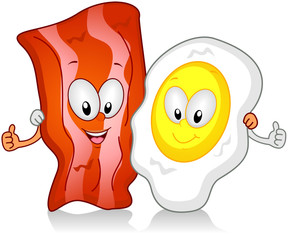Fototapeta premium Bacon and Egg