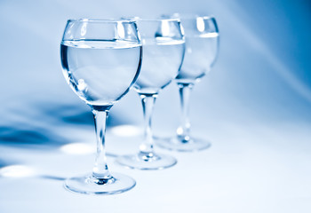 water glasses