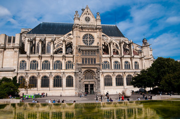Fototapeta premium Saint Eustache church in Paris.
