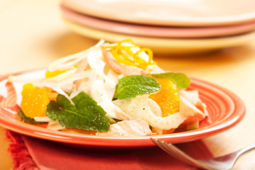 Salmon Fennel and Orange Salad