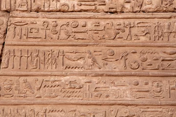 Foto op Plexiglas egypte hiërogliefen © swisshippo