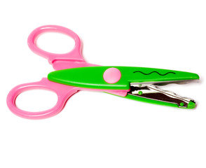 zigzag shape scissors