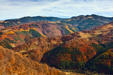 Colorful alpine landscape