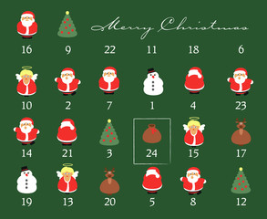 Christmas calendar