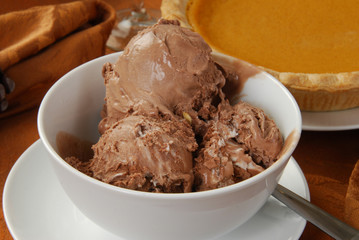 Bowl of ice cream
