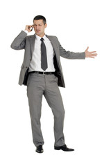 businessman with mobile phone