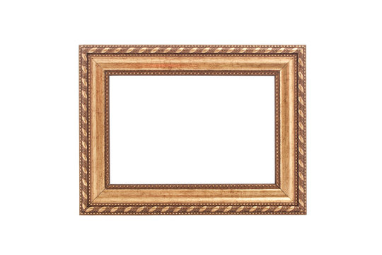 vintage golden frame
