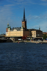 Fototapeta premium Riddarholmen from Slussplan