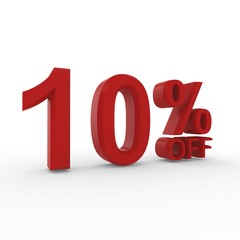 3d High resolution image percent off