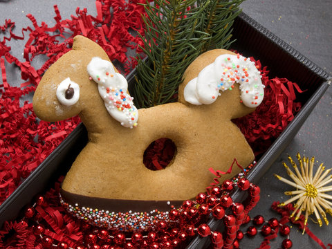Lebkuchen -Schaukelpferd