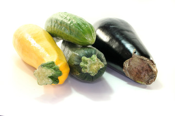 Zuccini und Gurke