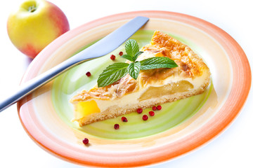 apfelkuchen mit apfel