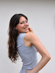 sportliche junge Frau