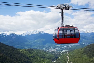  Aerial tram at Whistler Peak, Canada © sbgoodwin