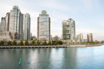 Fototapeta na wymiar Partial Vancouver skyline