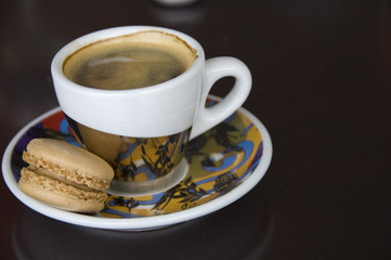 Espresso with cookie
