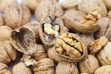 Walnuts background