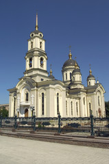 Fototapeta na wymiar exterior of the Orthodox Cathedral